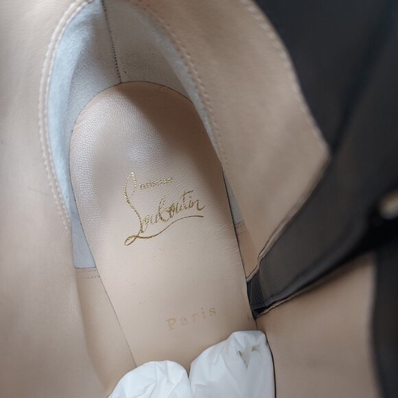 Christian Louboutin Black Ziptotal Black Ankle Boot - Picture 6 of 14